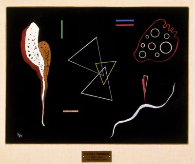 Three Triangles, 1938 by Wassily Kandinsky